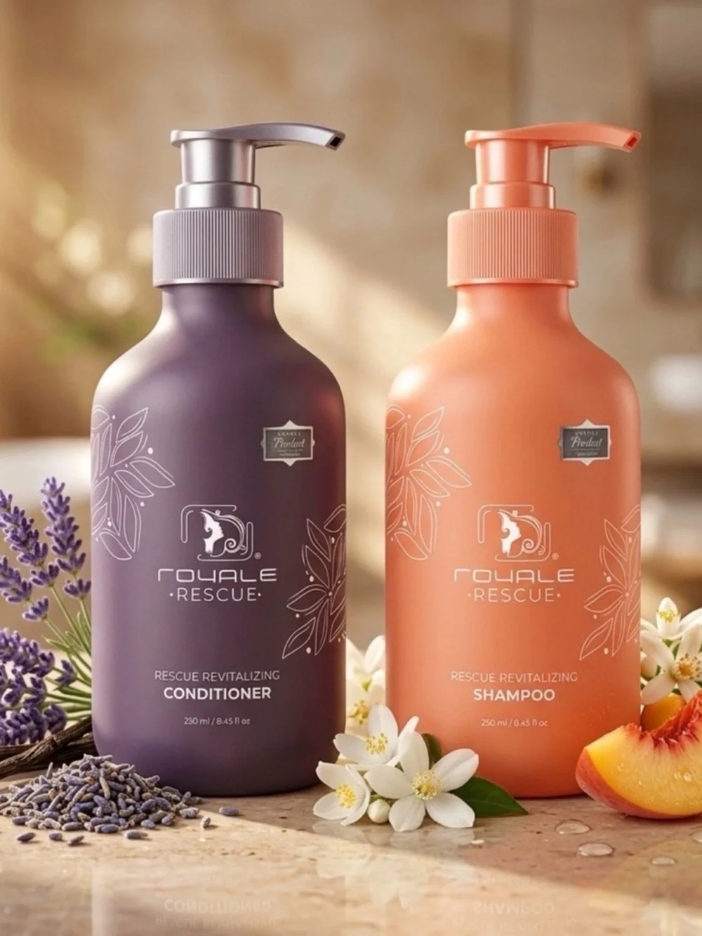 Royale Rescue Professional Revitalizing Shampoo & Conditioner ~ Retail $150